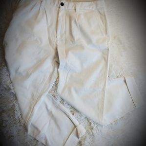 ZARA Mens White Casual Loose Fit Pants